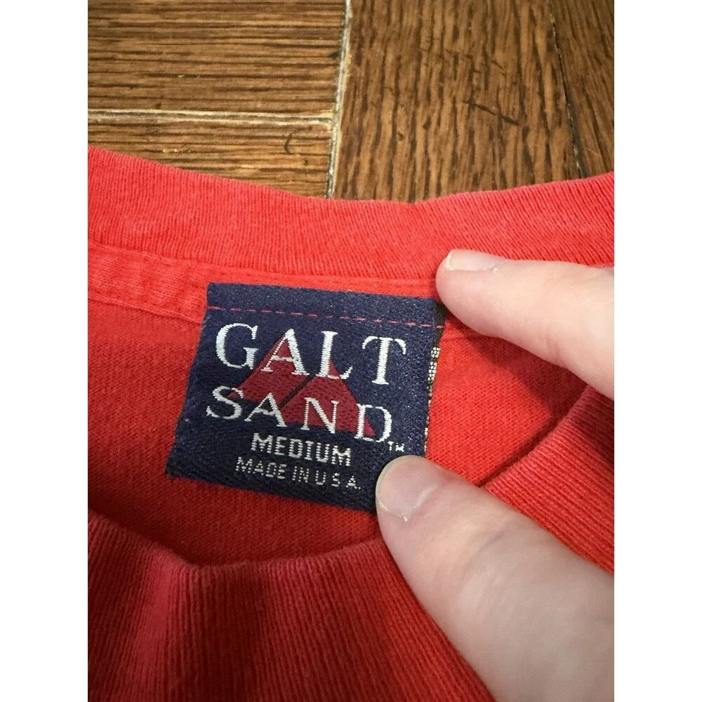 Vintage 1996 Kansas City Chiefs Galt Sand Red Long Sleeve Women’s Sz M USA Made